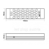 LED Netzteil für LED Leuchtmittel - 24V 100W DC Metall Slim