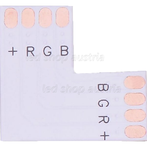 RGB LED Stripe 10mm Eckanschluss Löthilfe