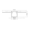 LED Profil ALU DEOLINE 2000mm