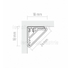 LED Profil ALU Corner LINE 2000mm
