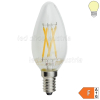 E14 LED Glühfaden Kerze 400 Lumen 4W "dimmbar" warmweiß