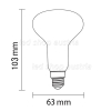 E27 R63 LED Spot 480 Lumen 6W kaltweiß
