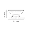 LED ES111 (GU10) Spot 1100 Lumen 15W 30° "dimmbar" neutralweiß
