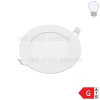 6W LED Mini Einbau- Panel rund inkl. Trafo kaltweiß