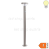 2W LED Solar Gehwegleuchte mit PIR Sensor INOX IP44 warmweiß