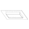 LED Panel Aufbau-/Abhängerahmen 30x120cm