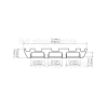 LED Profil TRIADA Silber 2000mm
