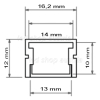 LED Profil PDS-4-PLUS Silber 2000mm