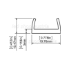 Profilhalterung Kunststoff PDS-4-PLUS