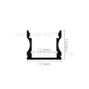 LED ALU Profil Surface_2 2000mm weiß
