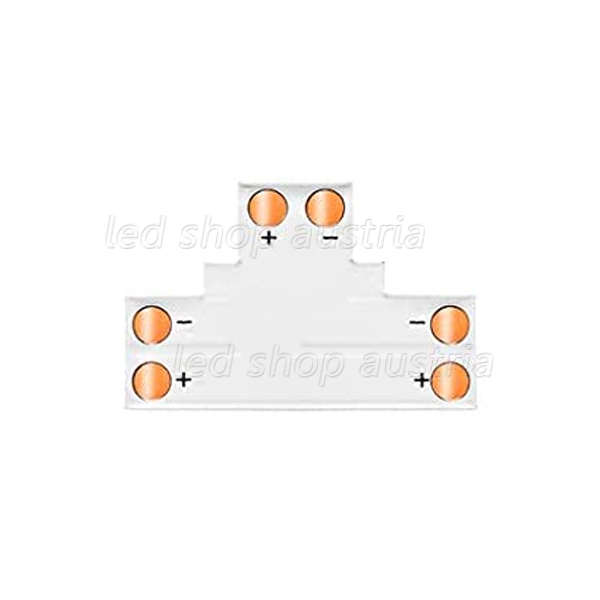 LED Stripe 8mm "T" Löthilfe 2- polig