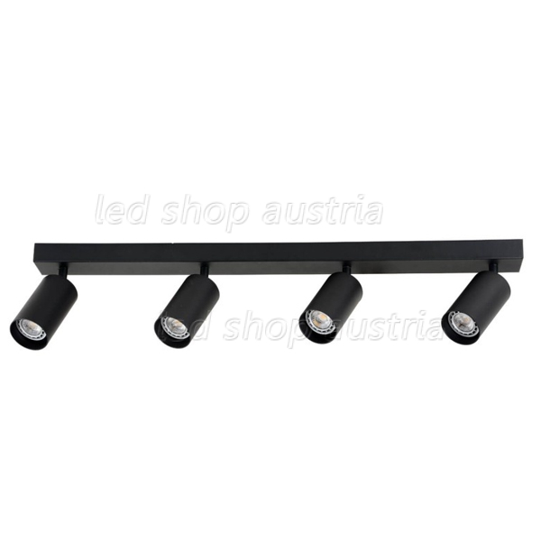 Deckenstrahler GU10 Aluminium schwenkbar 4-flammig