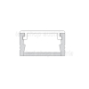 LED Profilabdeckung Gipskarton_9 2000mm