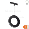 6W LED Pendelleuchte für 48V Stromschiene Magnetic Line R20 & R35 schwarz neutralweiß