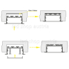 LED Einbau- Profil FOBOS XL 2000mm