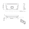LED Profil Endkappe JAPET XL