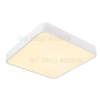 30W LED Deckenleuchte quadratisch weiß warmweiß