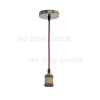 LED Pendelleuchte Vintage E27 messing