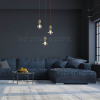 LED Pendelleuchte Vintage E27 messing