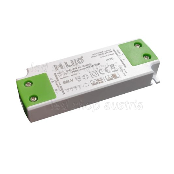 LED Trafo SLIM Premium - 24V DC 20W