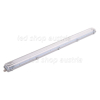 SET: LED Feuchtraum Wannenleuchte 2-fach inkl. 2x LED Röhre 120cm neutralweiß