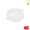 12W LED Einbau- Panel rund inkl. Trafo warmweiß