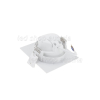 7W LED SMD Downlight quadratisch schwenkbar inkl. Trafo warmweiß