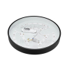 30W LED Deckenleuchte rund schwarz warmweiß
