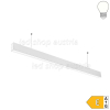 40W LED Linearleuchte Slim Direktmontage oder mit Abhängung weiß neutralweiß