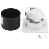 LED Einbau- Treppenleuchte 3W quadratisch 90lm warmweiß