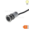 1.3W LED Bodeneinbauleuchte Inox 24V IP68 warmweiß