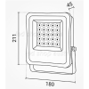 LED SMD Fluter SOLAR 6W 400LM inkl. SOLAR Panel und FB