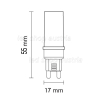 G9 LED 400 Lumen 3,5W neutralweiß