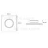 LED Dual Color Wand- Drehdimmer Fernbedienung (Pilot)