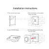LED Dual Color Wand- Drehdimmer Fernbedienung (Pilot)