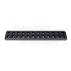 10W LED Strahler 24-flammig für 48V Stromschiene Mini Magnetic Line schwarz warmweiß