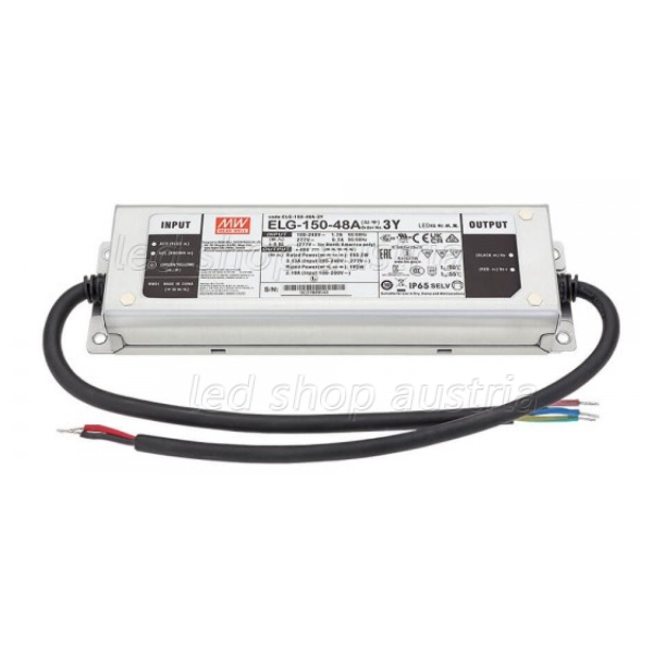 MEAN WELL 150W 48V DC Metall Netzteil IP65