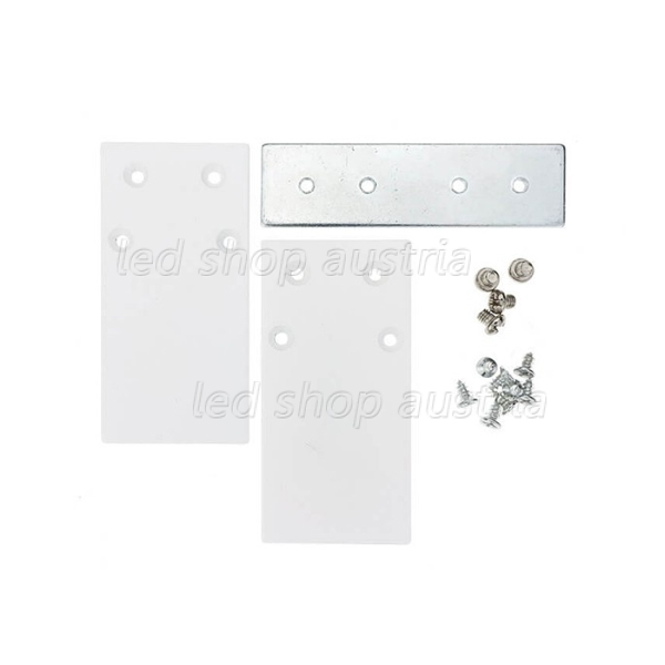 Endkappen für 48V Stromschiene Magnetic Line R35 weiß