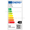 LED Strip 12V 5050 60LED/m 5m Rolle selbstklebend kaltweiß