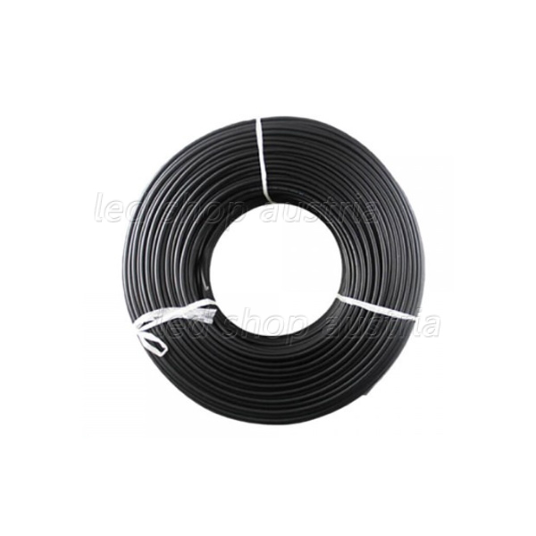 Solar PV Aderleitung 6mm² 1500V DC Schwarz 1m