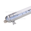 SET: LED Feuchtraum Wannenleuchte 1-fach inkl. LED Röhre 120cm kaltweiß