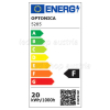 20W LED Leuchte 60cm für 48V Stromschiene Magnetic Line R35 dimmbar weiß warmweiß
