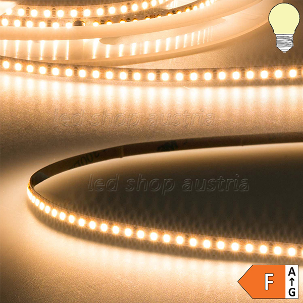 LED Strip Micro 24V 6W/m 240LED/m 5m Rolle selbstklebend warmweiß