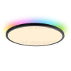 24W Deckenleuchte schwarz RGB+CCT