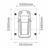 Einzelstellplatz Solar-Carport Aluminium inkl. PV- Module Komplettbausatz