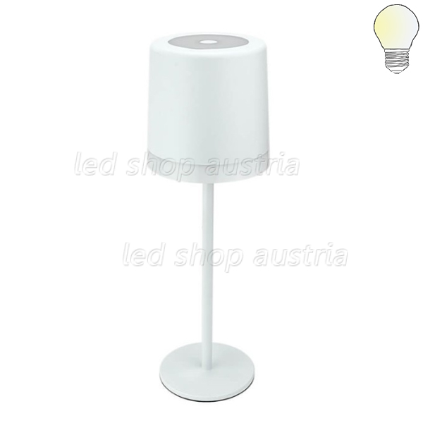 2.5 Akku Tischleuchte wiederaufladbar dimmbar IP54 weiß CCT