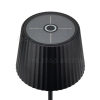 2.5W Solar Akku Tischleuchte wiederaufladbar dimmbar IP54 schwarz CCT