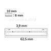 LED COB CCT Strip bis 100°C 24V 512 LED/m 5m selbstklebend