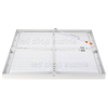 40W 60x60cm LED Aufbaupanel 4 Stück Packung kaltweiß