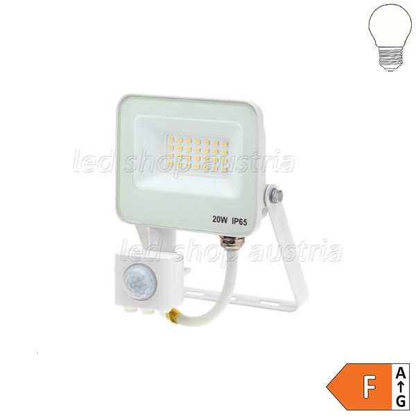 LED SMD Fluter mit Bewegungsmelder 120° weiß 20W neutralweiß